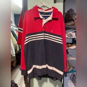Nautica Long Sleeve rugby shirt